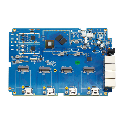 Bảng điều khiển máy bán hàng tự động ổn định 4 SIM, Bảng mạch PCB của bộ định tuyến chống nhiễu