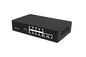 RoHS Network Industrial Ethernet Switch 10 Port 1000M Uplink AI For Financial