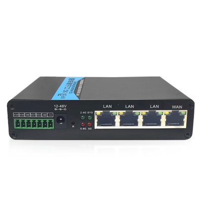 8x ăng-ten bên ngoài 5G Router công nghiệp DC 12V/2A WPA2 WEP WPA